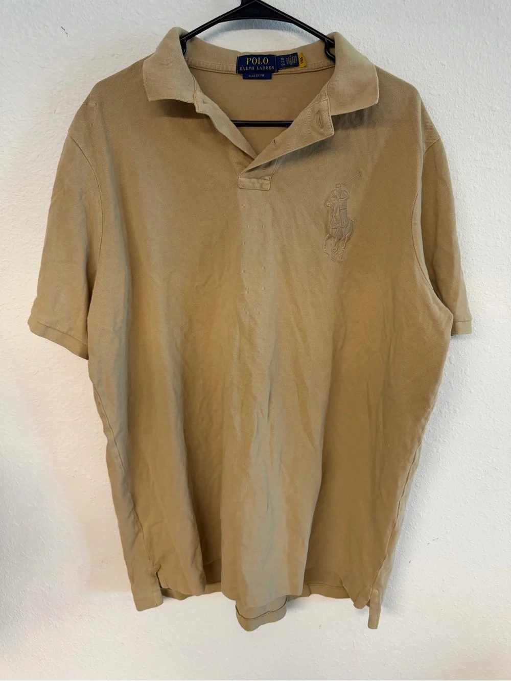 Ralph Lauren Men’s Polo Shirt in Tan